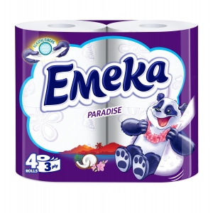 Туалетний папір Emeka PARADISE 4 шт. (3800024026508) купити в Україні