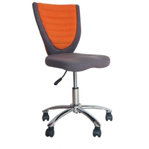 Крісло офісне Office4you POPPY, Grey /Orange (38153) фірмовий сайт
