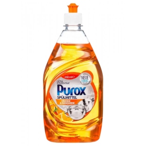 Засіб для ручного миття посуду Purox Оrange&Mandarine 650 мл (4260418931457) в Києві