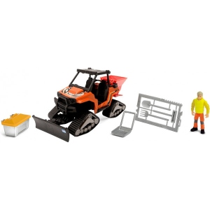 Наземна спецтехніка DICKIE TOYS Плейлайф. Снігоочисник з фігуркою і аксесуарами., Довжина 21 см, 3+ (383 3008) в Україні