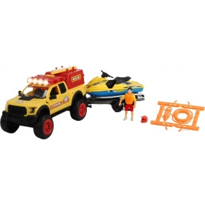 Наземна спецтехніка DICKIE TOYS Плейлайф. Пляжний патруль з позашляховиком, І водним мотоциклом, н. і св. еф., акс., 3+ (383 7008)