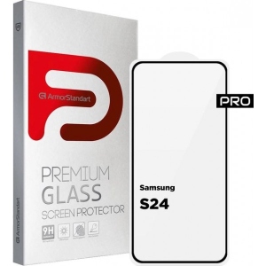 Захисне скло для смартфону Armorstandart Pro for Samsung S24 Black (ARM72436)