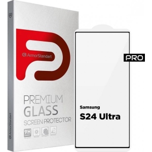 Захисне скло для смартфону Armorstandart Pro for Samsung S24 Ultra Black (ARM72438)