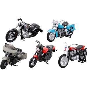 Колекційний легковий транспорт Maisto "Harley-Davidson Motorcycles With Stand", масштаб 1:18 (39360-40) офіційний магазин
