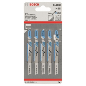 Полотно Bosch T 118 B 1.9-2.3х92 мм 5 шт. (2.608.631.014)