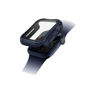 Чехол-бампер для смарт-годинника Uniq Torres Watch Case With Glass 40mm - Nautical Blue Blue