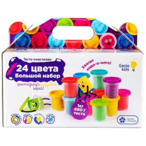 Ліплення з тіста Genio Kids 24 баночки (TA1097)