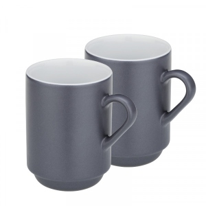 Набір чашок Kela Mattia 300 мл 2 шт. Grey (12757)