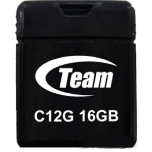 Флеш USB Team C12G USB 16Gb Black (TC12G16GB01)