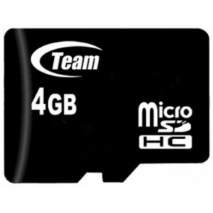 Карта пам'яті Team Micro SDHC 4Gb Team Class 10 (TUSDH4GCL1002)