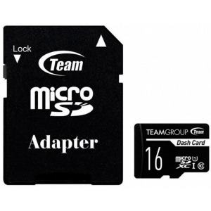 Карта пам'яті Team microSDHC 16GB Class 10 UHS-I (TDUSDH16GUHS03)