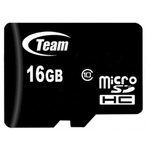 Карта пам'яті Team MicroSDHC 16GB Class 10 + SD-adapter (TUSDH16GCL1003)