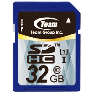 Карта пам'яті Team SDHC 32Gb UHS-1 Class 10 (TSDHC32GUHS01)