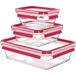 Набір ємностей для зберігання Tefal N1050910 Master Seal 3 шт (0,45 л/ 0,8 л/ 2,0 л)
