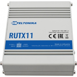 Маршрутизатор інтернет WiFi4+4G Teltonika 2 SIM RUTX11