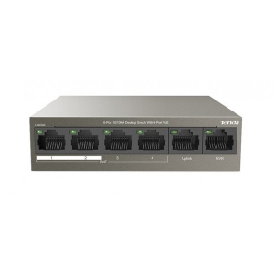 Коммутатор локальної мережі (Switch) Tenda TEF1106P-4-63W