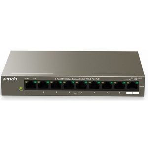 Коммутатор локальної мережі (Switch) Tenda TEF1109P-8-63W