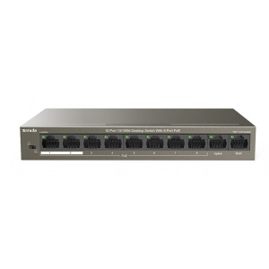 Коммутатор локальної мережі (Switch) Tenda TEF1110P-8-63W