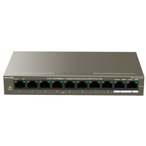 Коммутатор локальної мережі (Switch) Tenda TEF1110P-8-102W