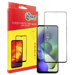 Захисне скло для смартфону DENGOS for Motorola Moto G54 Black Full Glue (TGFG-326)