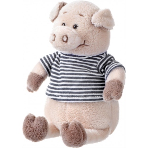 М'яка іграшка тварина Same Toy Порося в сорочці Чорний 18 см (THT716)