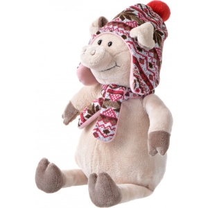 М'яка іграшка тварина Same Toy Порося в капелюсі 38 см (THT720)