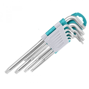 Набір шестигранних ключів Total Torx T10-T50 9 шт. (THT106391)