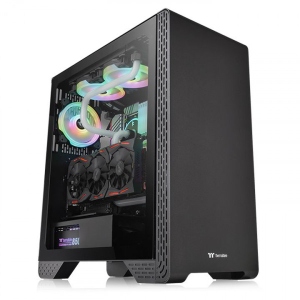Корпус Thermaltake S300 Tempered Glass Black (CA-1P5-00M1WN-00) без БП