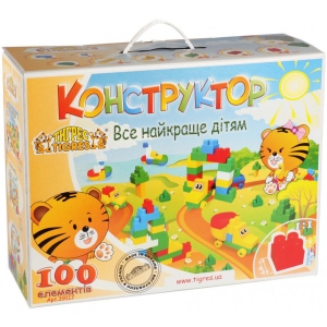 Пластиковий конструктор Tigres 100 ел. Люкс (39117)