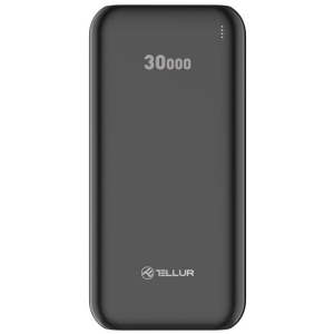 Уцінка - Батарея мобільна Tellur PBC303 30000 mAh 2xUSB + Type-C (In|Out)  Black (TLL158321) # ціни