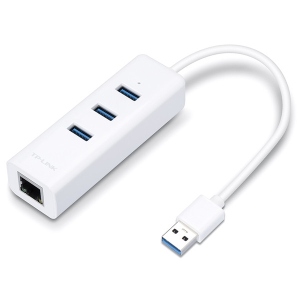 Хаб USB TP-Link USB 3.0 Hub +Gigabit Ethernet Adapter (UE330)
