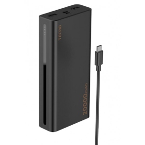 Батарея мобільна Tecno Power Bank 20000mAh 22.5W Black (TPB-P203)
