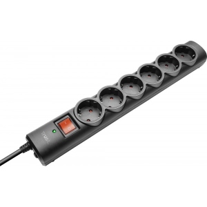 Мережевий фільтр Trust Surge Guard 6XSchuko 1.8m (21059)