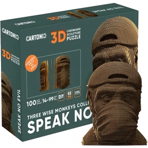 3D пазли Cartonic Three Wise Monkeys. Speak No Evil (CARTSPEAK)