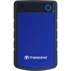 Жорсткий диск зовнішній Transcend StoreJet 4TB USB 3.1 Blue (TS4TSJ25H3B)