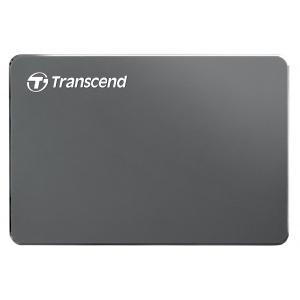 Жорсткий диск зовнішній Transcend StoreJet 25C3 2 TB Iron Gray (TS2TSJ25C3N)