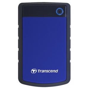 Жорсткий диск зовнішній дротовий Transcend 1TB TS1TSJ25H3B Storejet 2.5'