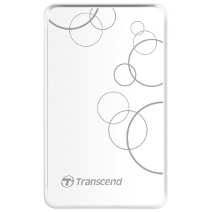 Жорсткий диск зовнішній дротовий Transcend 2TB TS2TSJ25A3W Storejet 2.5'