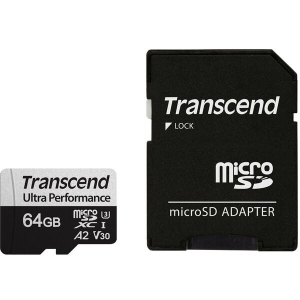 Карта пам'яті Transcend microSDXC 340S 64GB UHS-I U3 A2+ad (TS64GUSD340S)