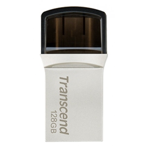 Флеш USB Transcend JetFlash 890 128GB USB 3.1/3.0 Silver (TS128GJF890S)