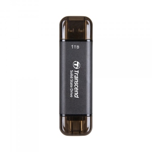 SSD-накопичувач зовнішній Transcend ESD310C 1TB USB Type-A/USB Type-C 3D NAND Gray (TS1TESD310C) External
