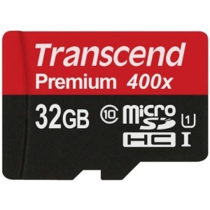 Карта пам'яті microSD Transcend Premium microSDHC 32GB Class 10 UHS-I (TS32GUSDCU1)