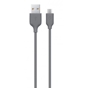 Кабель Ttec USB-мicroUSB 1.2m Gray (2DK7530GR)