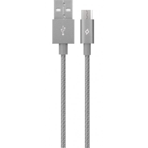 Кабель Ttec USB-мicroUSB 1.2m Space Gray (2DK11UG)