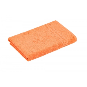 Рушник банний Home Line махровий бордюр помаранчевий 100х150 (172780)