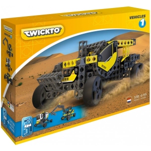 Пластиковий конструктор Twickto Vehicles 1 Марсоход, Багги и Экскаватор 338 эл. (15073830)