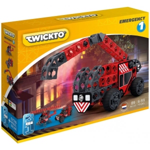 Пластиковий конструктор Twickto Emergency 1 Пожарная Техника 89 эл. (15073824)