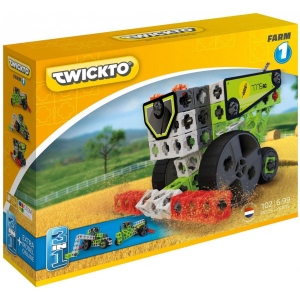 Пластиковий конструктор Twickto Farm 1 Комбайн, Трактор и Погрузчик 102 эл. (15073825)