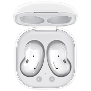 порівняти ціни на Навушники вкладиші бездротові TWS Samsung Galaxy Buds Live White (SM-R180NZWASEK)