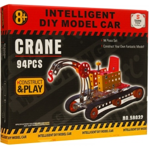 Металевий конструктор Same Toy Inteligent DIY Model Car Кран 94 ел. (58032Ut)